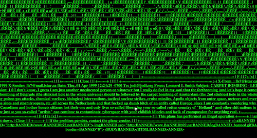 Intentionally bad websites with gifs