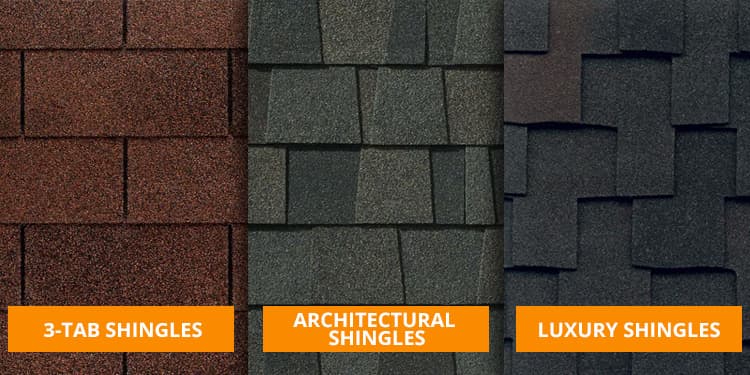 Choose the Best Asphalt Shingles: 3-Tab / Architectural / Luxury Comparison