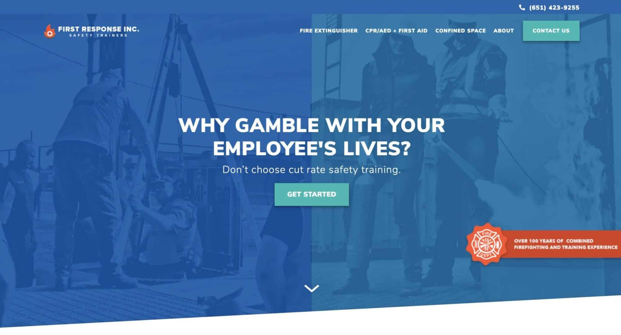 Bright Color Palette for Website