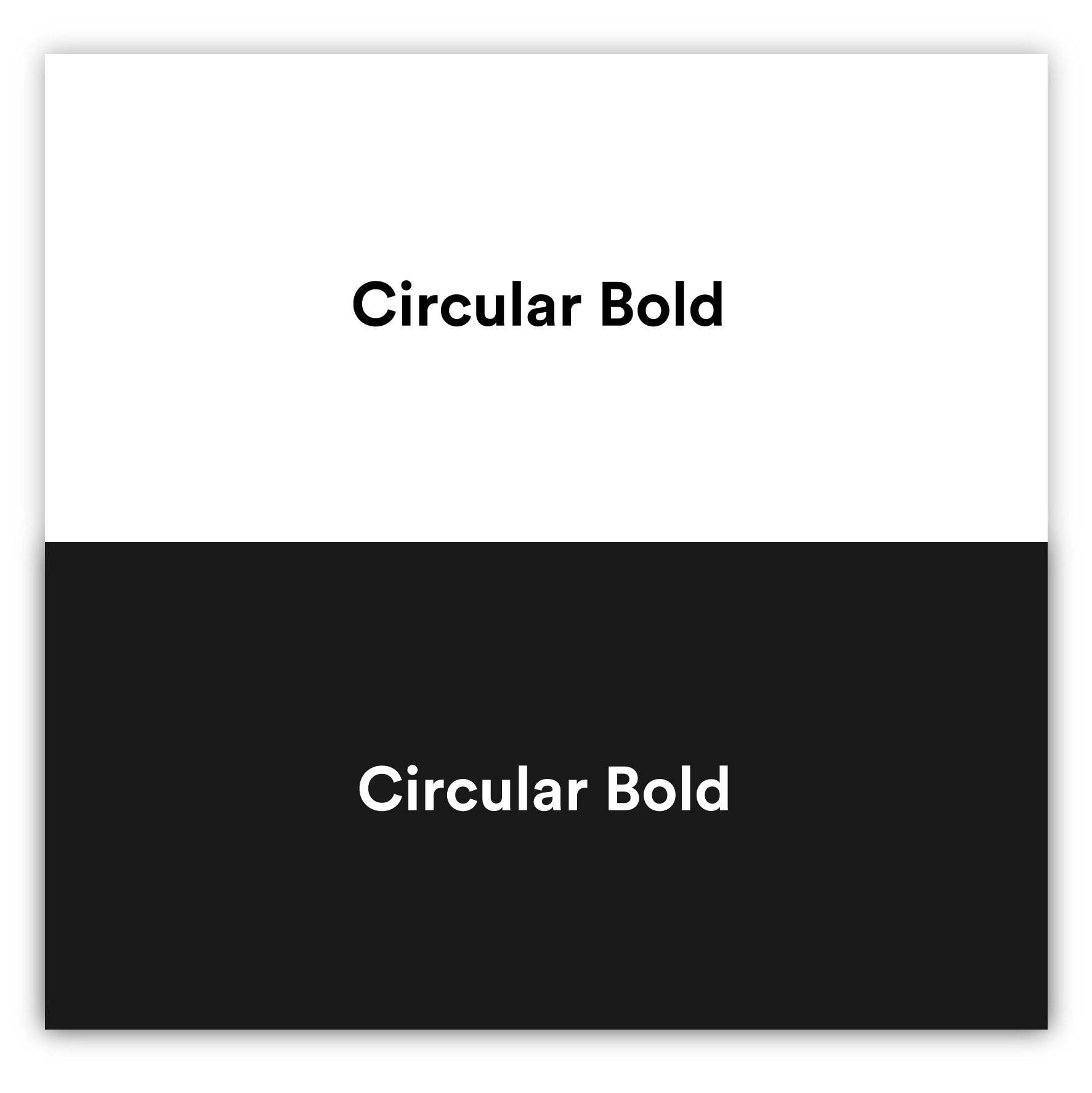 Circular Bold - Best fonts of 2020