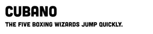 cubano-font