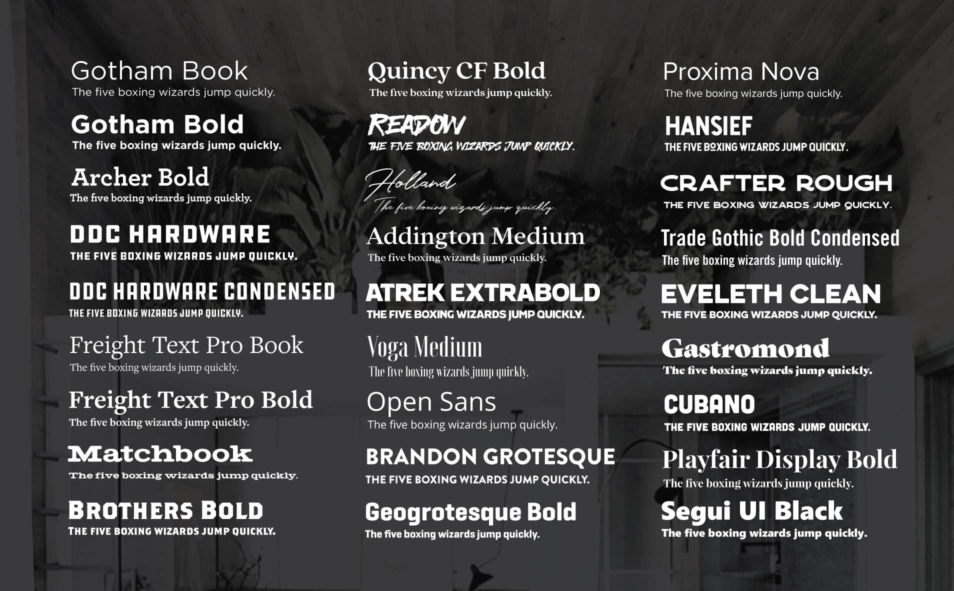 font-mood-board-2019-dark-background