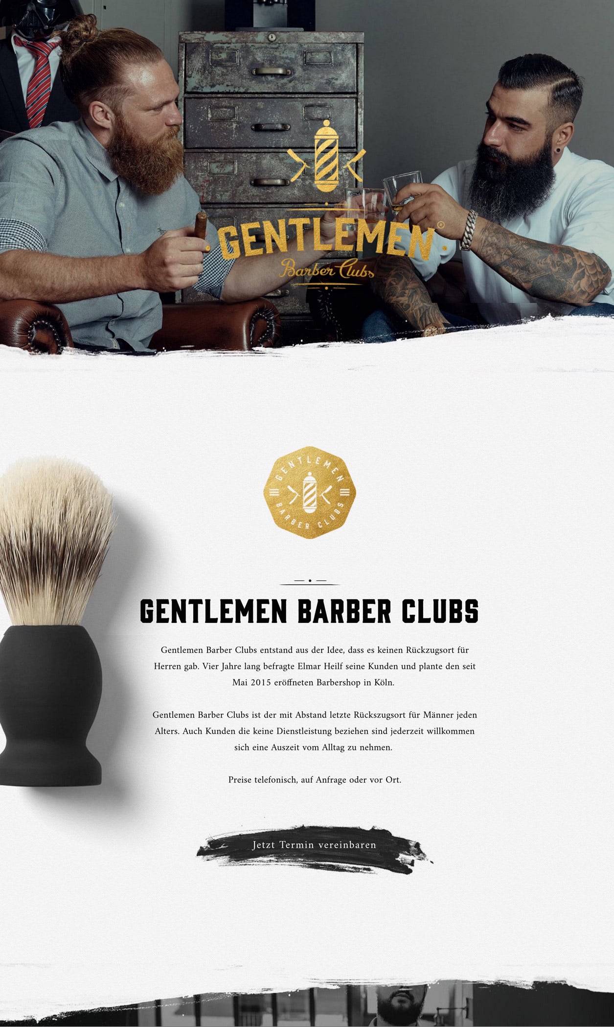 Gentlement - Manly color schemes for websites - gold and black