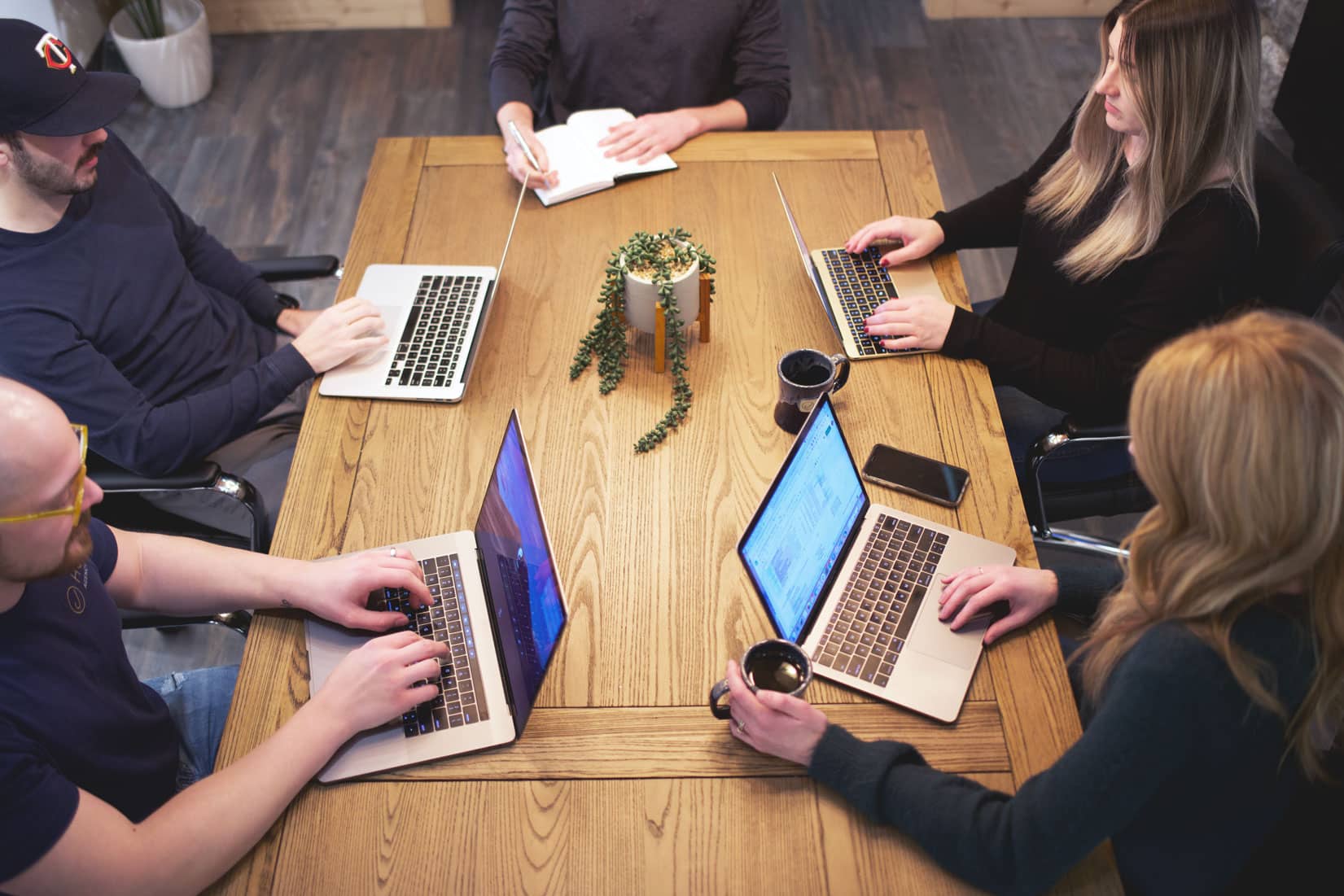 Hook Agency SEO Team hard at work - Construction SEO Agency, Construction SEO marketing, Construction local SEO company