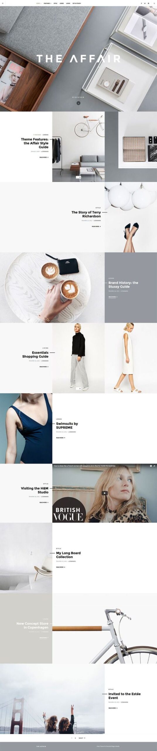 Minimal Web design examples