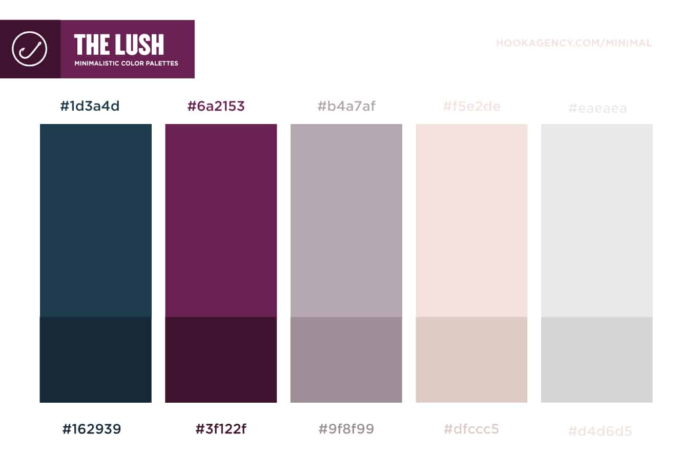 Minimalistic Color Palettes 2022