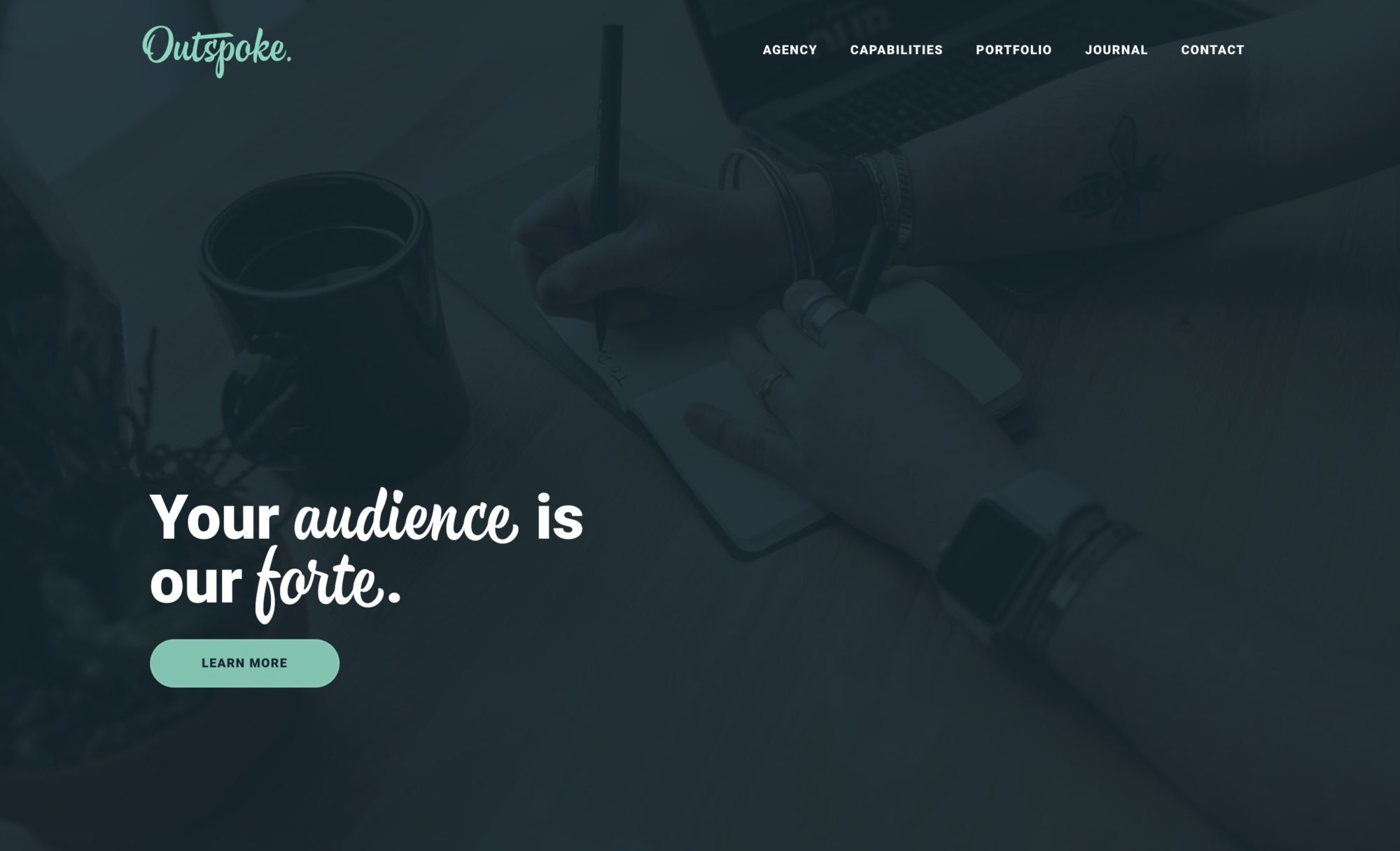 Outspoke Agency - Marketing website inspiration
