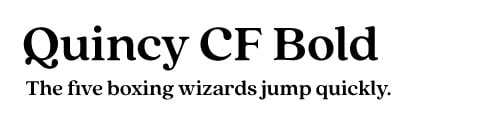 quincy-cf-bold-font