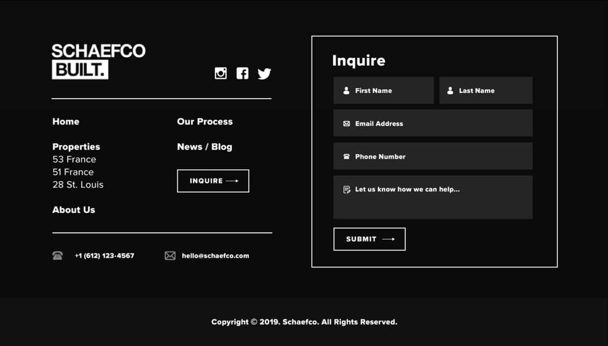 Amazing Footer Website Design Examples