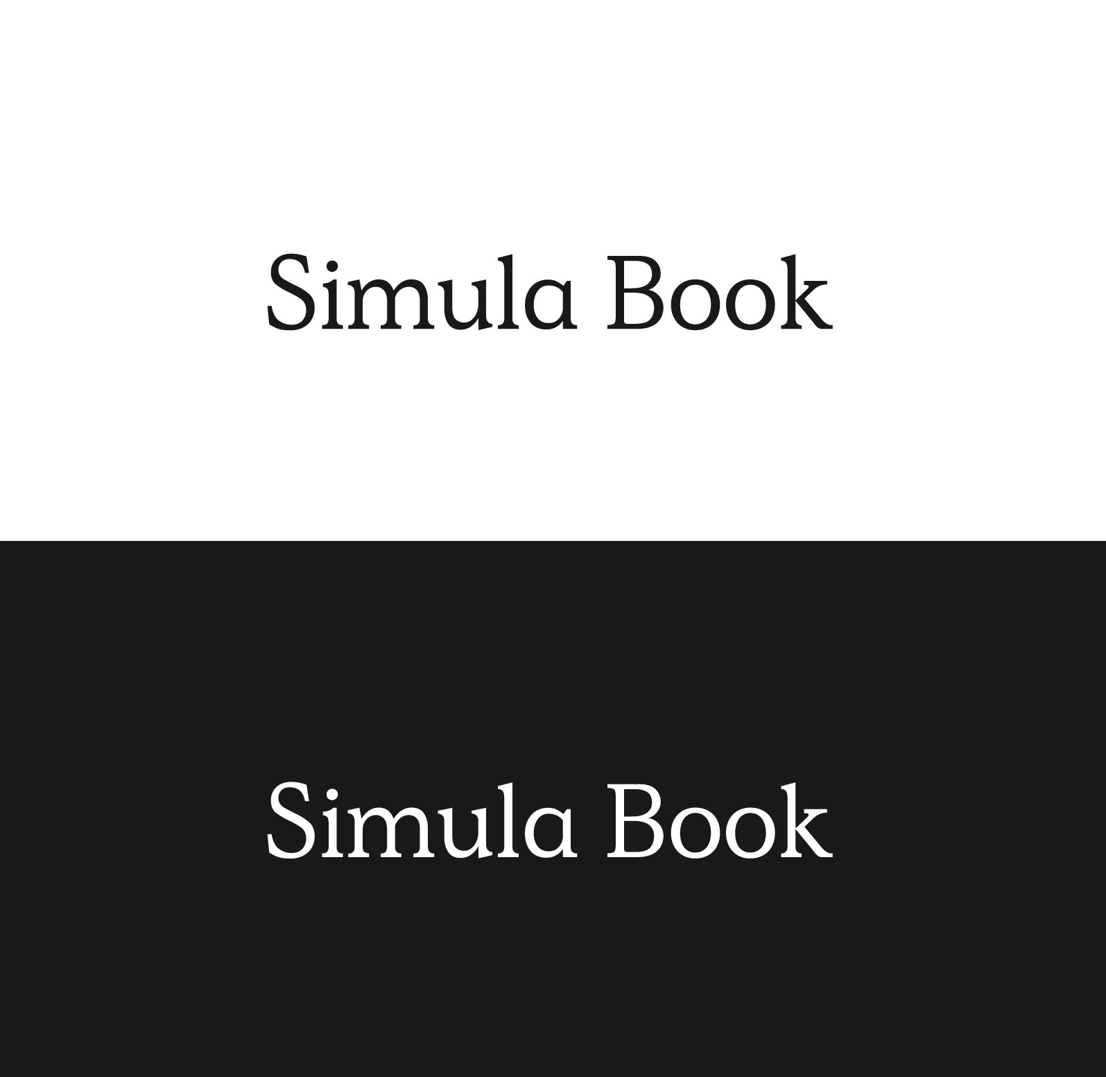 Simula Book Font