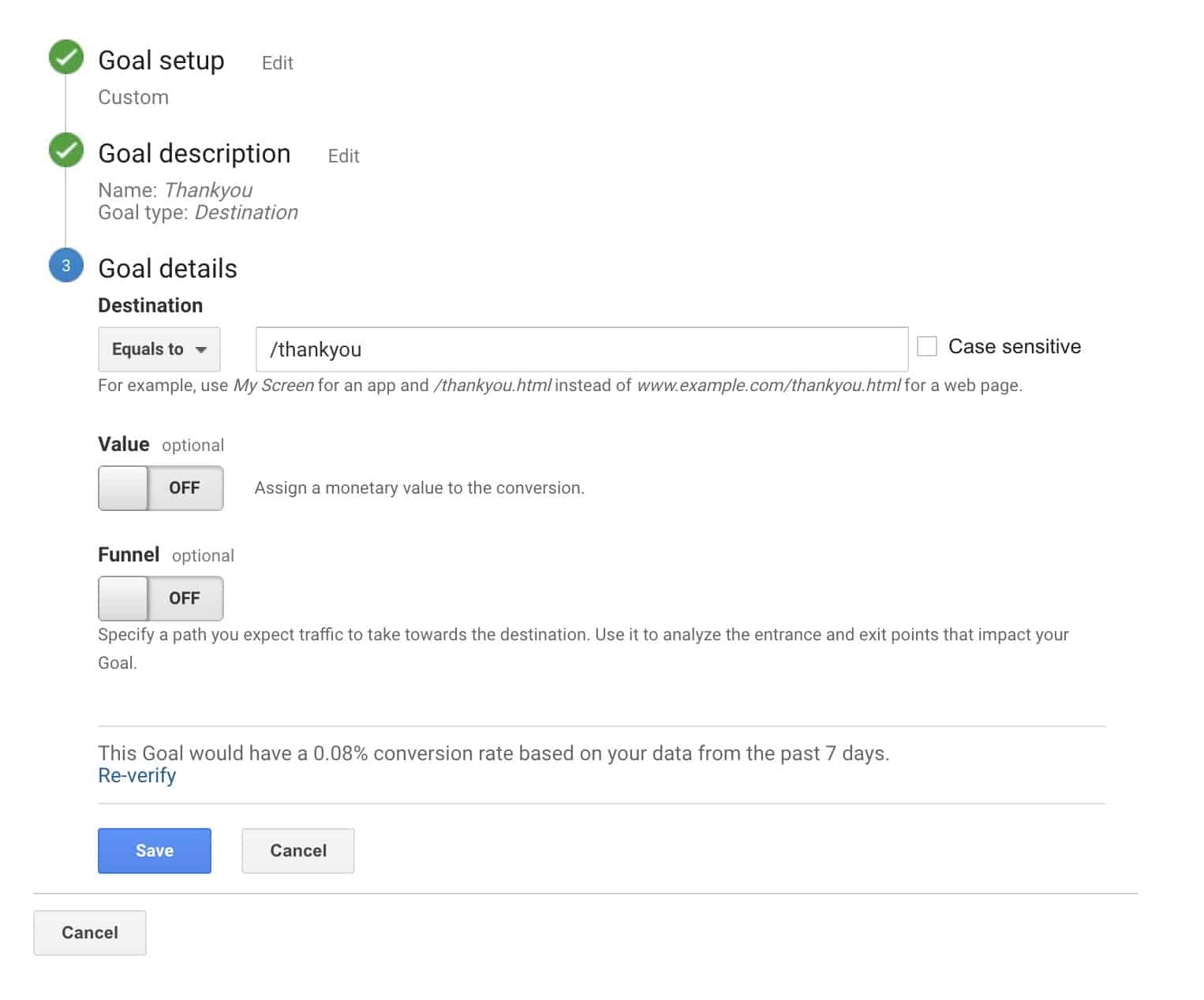 Tracking conversions - Google analytics basics