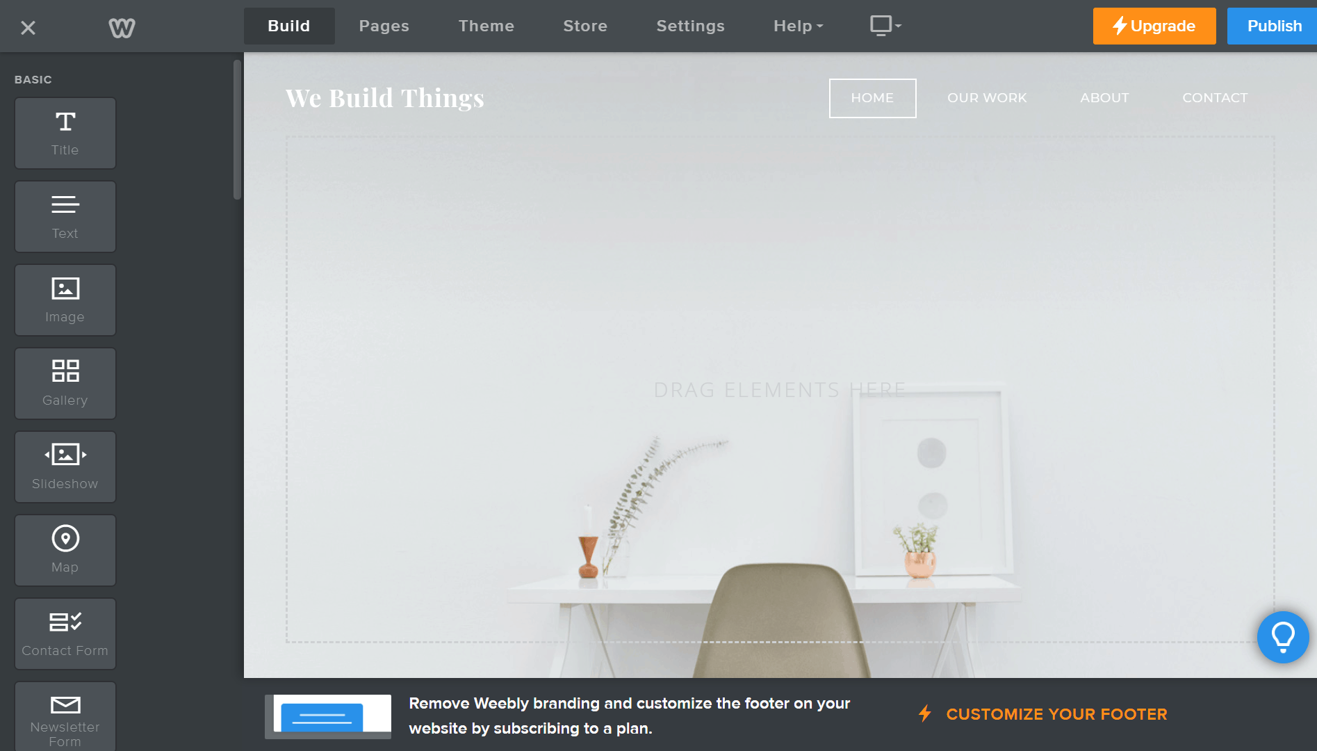 HVAC Website builders Weebly