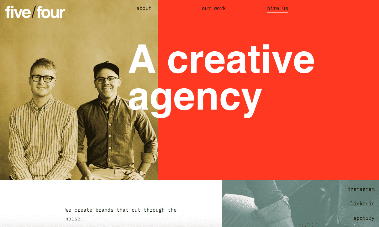 Gold and red color palette together