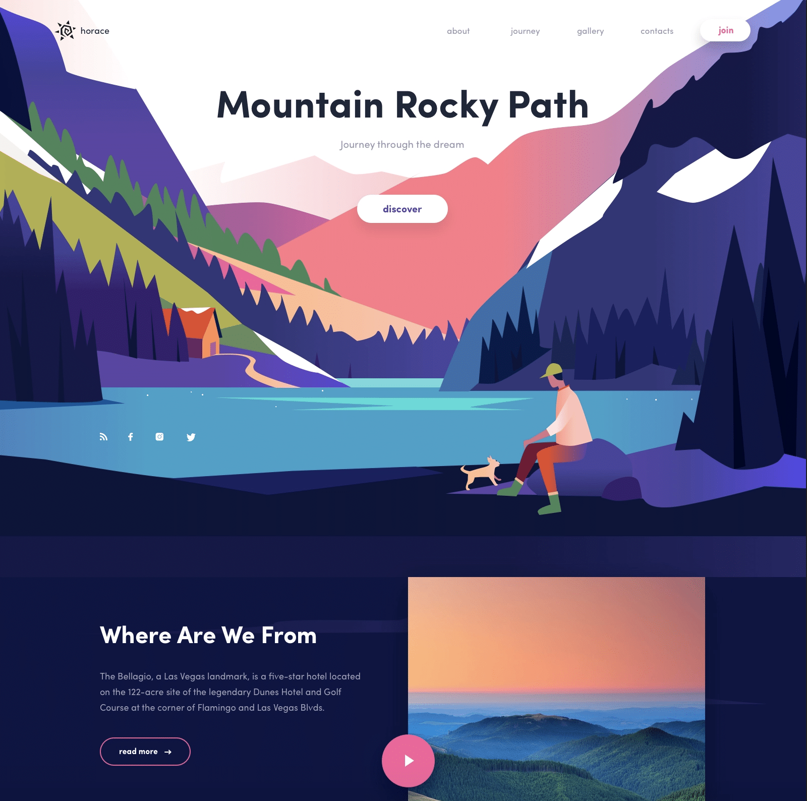 Bright and colorful scheme for 2020