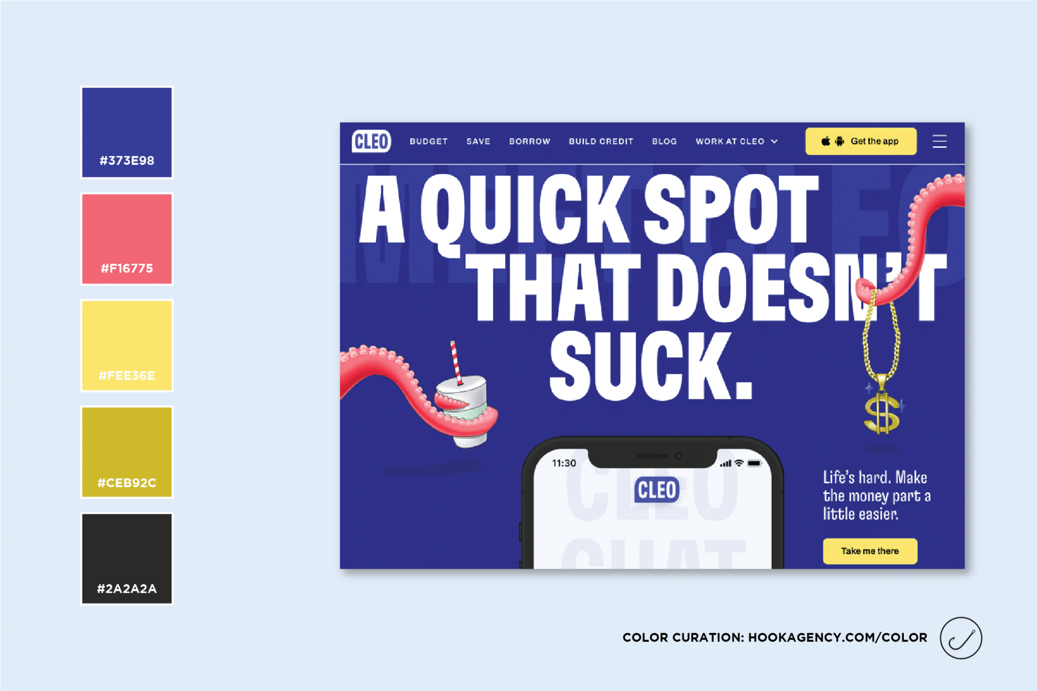 electric blue color scheme