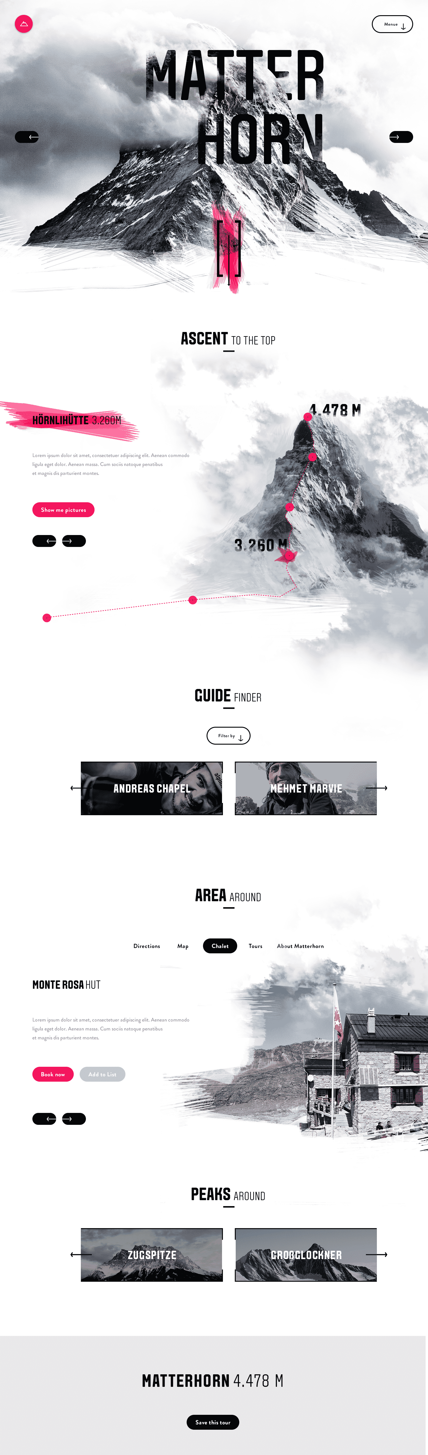 Matterhorn Website Design Inspiration