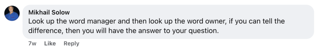 To be an effective business leader, it's crucial to understand the distinction between a manager and an owner. Owners set the vision; managers execute that vision with proven strategies. Hiring a general manager with expertise in operational leadership can drive better results and allow you— as the owner— to focus on big-picture growth.