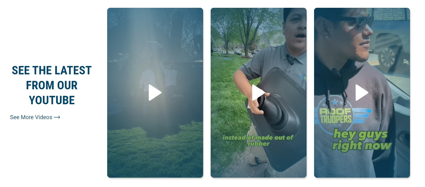 showing expertise and knowledge with videos